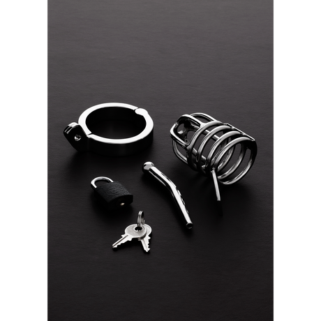 Peniskäfig Attica Silber 8 cm