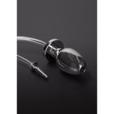 Analplug mit Penisplug und Schlauch Silber 107,7 cm