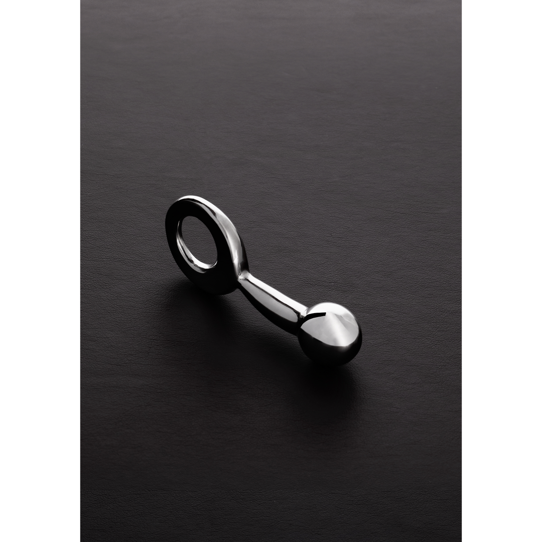Prostata-Plug Silber 10,3 cm