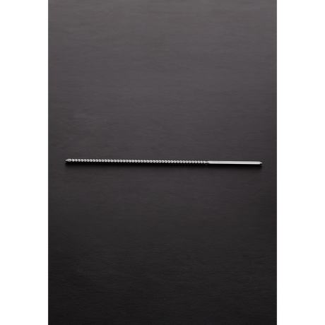 Harnröhrensonde Dipstick geriffelt Silber 17 x Ø 0,4 cm