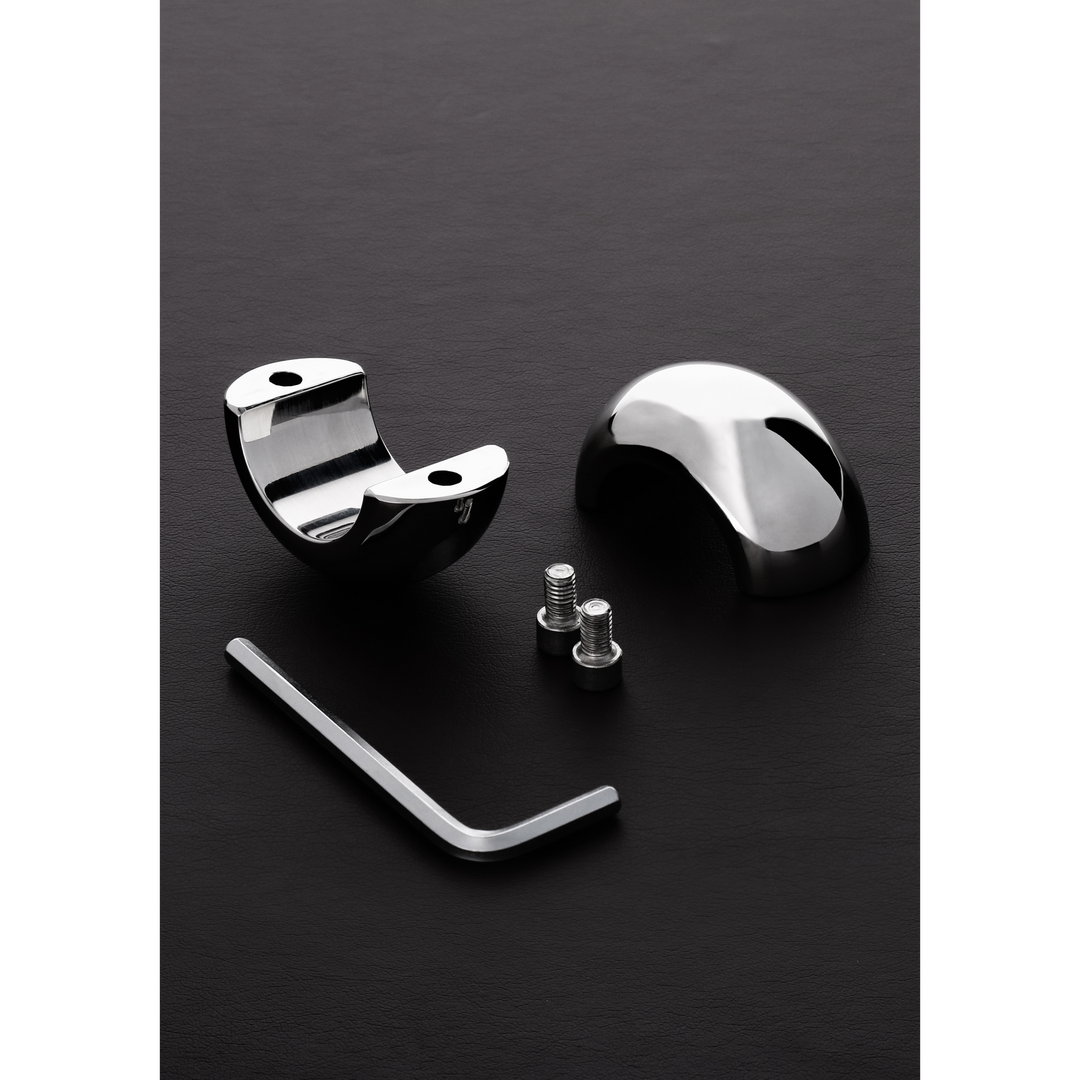 Hodenring Ballstretcher oval Silber 6,1 cm