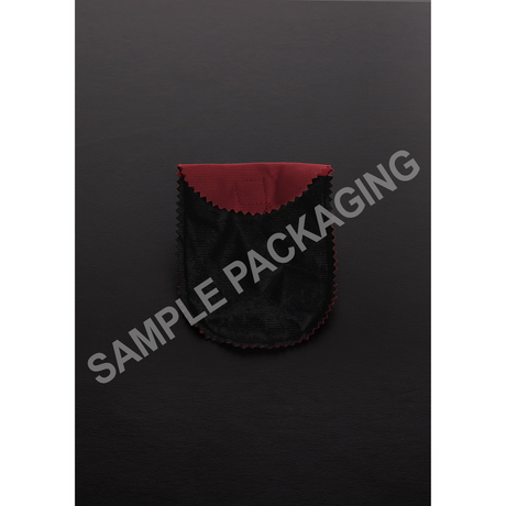 Ballknebel Silikon oval Schwarz 26 cm