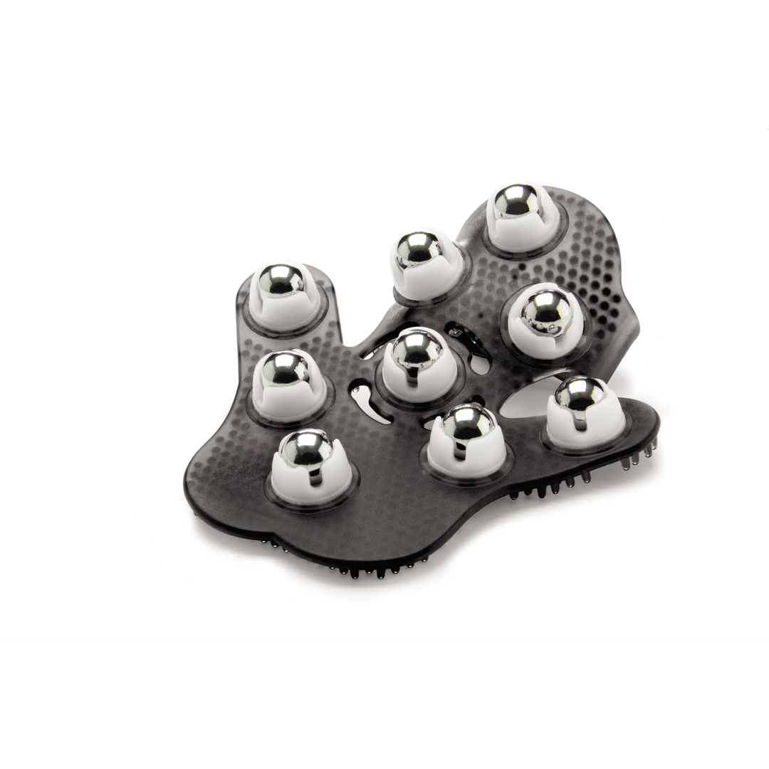 Massagehandschuh Schwarz 16 cm