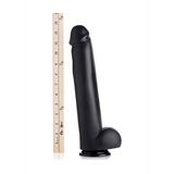 Dildo Meister mit Saugfuß Schwarz 26 x Ø 6,2 cm
