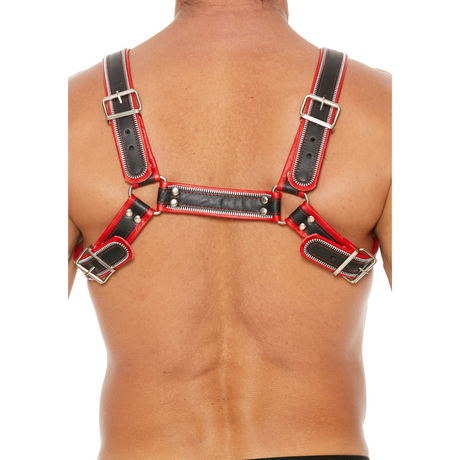 Harness Bulldogge für die Brust Rot L/XL – Ansicht 3