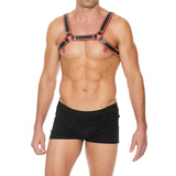 Harness Bulldogge für die Brust Rot L/XL