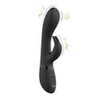 Rabbit-Vibrator Vive Cato Pulse Rabbit Schwarz 21,5 x 3,6 cm