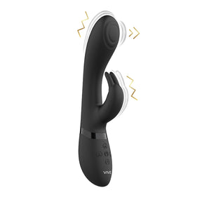 Rabbit-Vibrator Vive Cato Pulse Rabbit Schwarz 21,5 x 3,6 cm