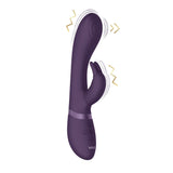 Rabbit-Vibrator Vive Cato Pulse Rabbit Lila 21,5 x 3,6 cm