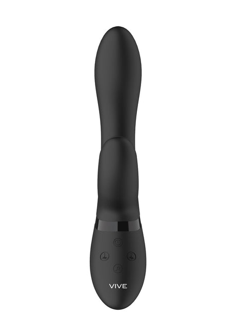 Rabbit-Vibrator Vive Kyra Pulse Rabbit Schwarz 21,3 x 3,5 cm – Ansicht 4