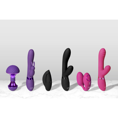Rabbit-Vibrator Vive Kyra Pulse Rabbit Schwarz 21,3 x 3,5 cm – Ansicht 6