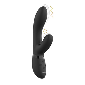 Rabbit-Vibrator Vive Kyra Pulse Rabbit Schwarz 21,3 x 3,5 cm