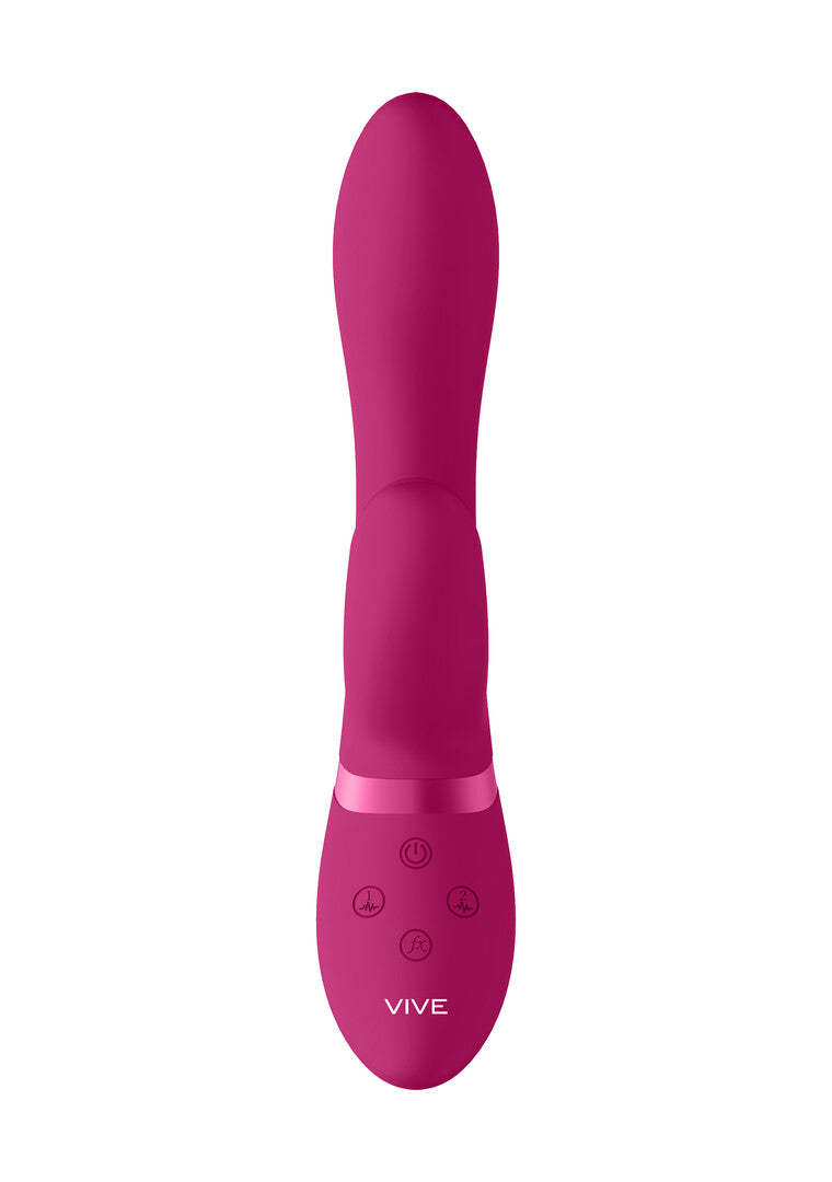 Rabbit-Vibrator Vive Kyra Pulse Rabbit Pink 21,3 x 3,5 cm – Ansicht 4