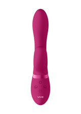 Rabbit-Vibrator Vive Kyra Pulse Rabbit Pink 21,3 x 3,5 cm – Ansicht 4