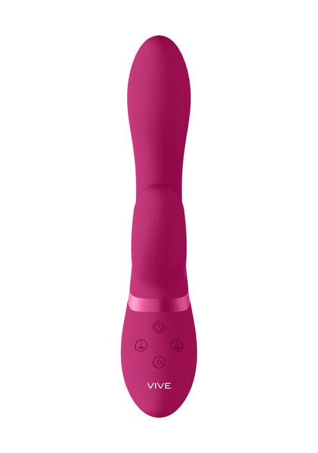 Rabbit-Vibrator Vive Kyra Pulse Rabbit Pink 21,3 x 3,5 cm – Ansicht 4