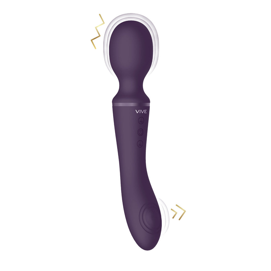 Massagestab Vive Enora Wand Lila 22 x 4,2 cm