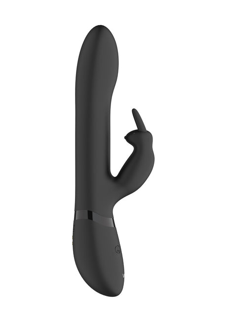 Rabbit-Vibrator Vive Amoris Rotierende Perlen Schwarz 23 x 3,5 cm – Ansicht 5
