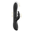 Rabbit-Vibrator Vive Amoris Rotierende Perlen Schwarz 23 x 3,5 cm