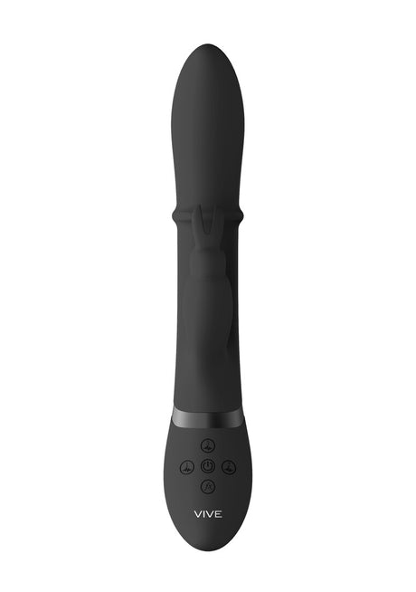 Rabbit-Vibrator Vive Halo Ring Rabbit Schwarz 24,5 x 3,5 cm – Ansicht 4
