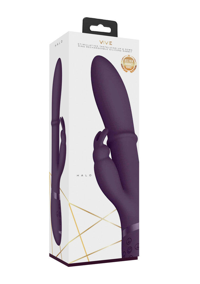 Rabbit-Vibrator Vive Halo Ring Rabbit Lila 24,5 x 3,5 cm – Ansicht 2
