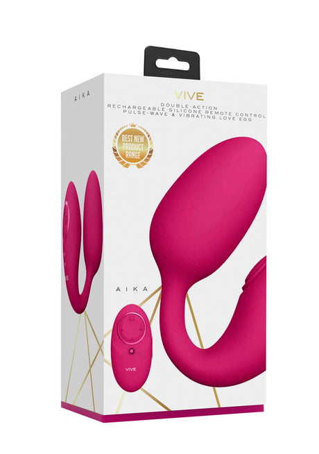 Vibro-Ei Vive Aika Pulswelle mit Fernbedienung Pink 9,2 x 3,8 cm – Ansicht 2