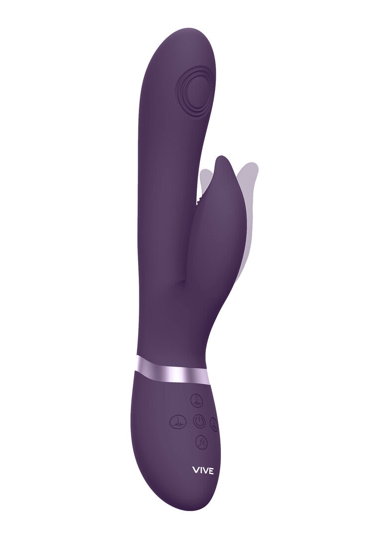 Rabbit-Vibrator Vive Aimi Pulswelle G-Punkt Lila 22,3 x 3,3 cm – Ansicht 6