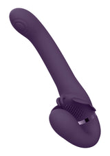 Strap-on Vive Satu Strapless mit Pulswelle Lila 23 x 3,2 cm – Ansicht 4