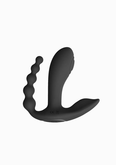 Rabbit-Vibrator Vive Kata Doppelpenetration Pulswelle Schwarz 12 x 3,3 cm – Ansicht 6