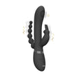 Rabbit-Vibrator Vive Rini Doppelpenetration Pulswelle Schwarz 22,3 x 4,3 cm