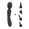 Massagestab Vive Nami Pulswelle Doppelseitig Schwarz 21,8 x 3,3 cm