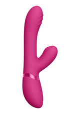 Rabbit-Vibrator Vive Tani mit Fingerbewegung Pink 21,5 x 3,3 cm – Ansicht 4