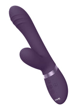 Rabbit-Vibrator Vive Tani mit Fingerbewegung Lila 21,5 x 3,3 cm – Ansicht 4