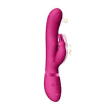 Rabbit-Vibrator Vive Mai Doppelte Pulswelle Pink 22 x 3,2 cm