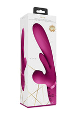 G-Punkt-Vibrator Vive Kura Stoßbewegung und Zunge Pink 24,9 x 3,3 cm – Ansicht 2