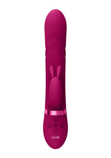 Rabbit-Vibrator Vive Nari mit rotierenden Perlen Pink 24,1 x 3,8 cm – Ansicht 3