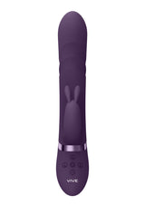 Rabbit-Vibrator Vive Nari mit rotierenden Perlen Lila 24,1 x 3,8 cm – Ansicht 3