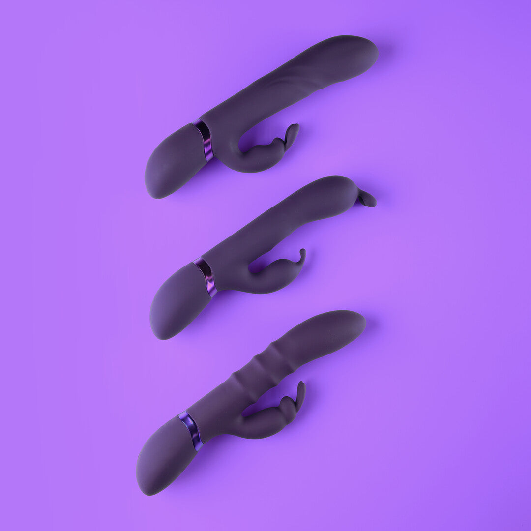 Rabbit-Vibrator Vive Nari mit rotierenden Perlen Lila 24,1 x 3,8 cm – Ansicht 6