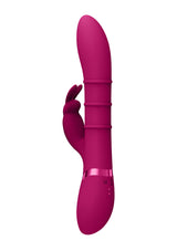 Rabbit-Vibrator Vive Sora mit laufenden Ringen Pink 24,2 x 3,4 cm – Ansicht 3