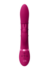Rabbit-Vibrator Vive Sora mit laufenden Ringen Pink 24,2 x 3,4 cm – Ansicht 4