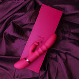 Rabbit-Vibrator Vive Sora mit laufenden Ringen Pink 24,2 x 3,4 cm – Ansicht 5
