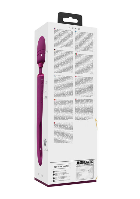 Massagestab Vive Kiku Doppelseitig G-Punkt und Wand Pink 25,2 x 5 cm – Ansicht 3