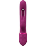 Rabbit-Vibrator Vive Mika mit klopfender Zunge Pink 23,2 x 3 cm – Ansicht 4