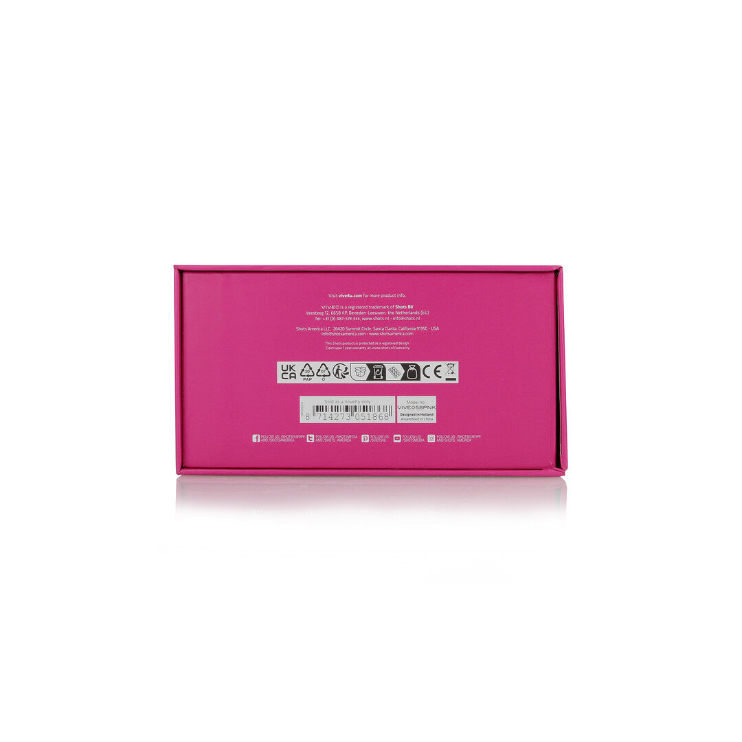 G-Punkt-Vibrator Vive Riko mit Fingerbewegung Pink 20 x 3 cm – Ansicht 4