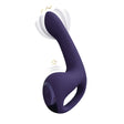 G-Punkt-Vibrator Vive Riko mit Fingerbewegung Lila 20 x 3 cm