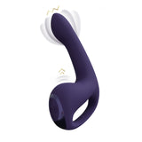 G-Punkt-Vibrator Vive Riko mit Fingerbewegung Lila 20 x 3 cm