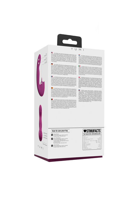 G-Punkt-Vibrator Vive Yumi mit Zunge und Fingerbewegung Pink 13,7 x 3 cm – Ansicht 3