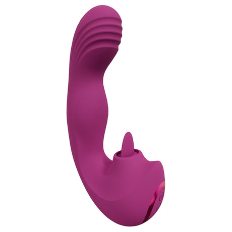 G-Punkt-Vibrator Vive Yumi mit Zunge und Fingerbewegung Pink 13,7 x 3 cm – Ansicht 5