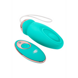 Vibro-Ei mit Fernbedienung und Pulsfunktion Teal 3,3 cm