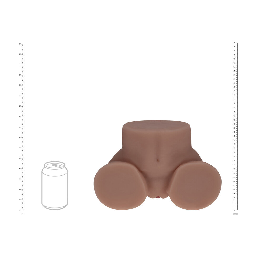 Masturbator Xkin Bodyforms Kaya Bloom mit Vibration Braun 2,4 kg – Ansicht 6