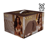 Masturbator Xkin Bodyforms Kaya Bloom mit Vibration Braun 2,4 kg – Ansicht 2